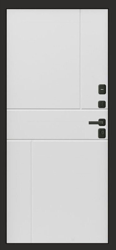 Товар Дверь Термо-Доор Орегон графит(черная фурнитура) (квартира) DIS007541