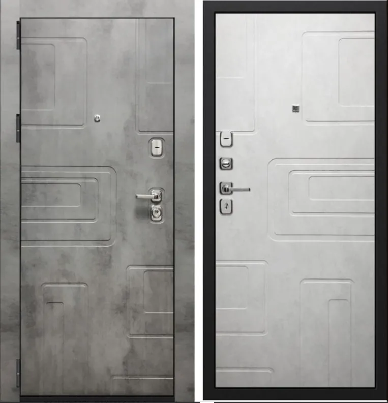 Дверь Верда SD-Prof  Фортуна Темный бетон/ Светлый бетон DIS006926
