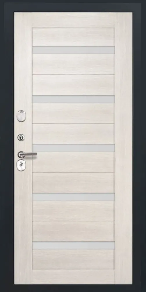 Товар Дверь ДвериПРО Элфи СБ-1 (ст. белое, 16мм, Беленый дуб) DPRO228125