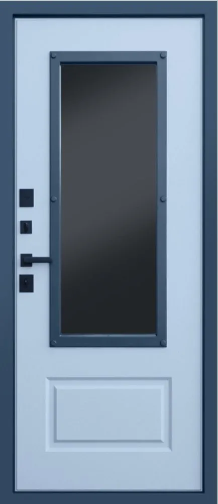 Товар Дверь Эльбрус Окном и Английской Решеткой Терморазрыв 3К DIS007257